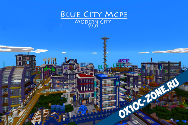 blue city minecraft pe download