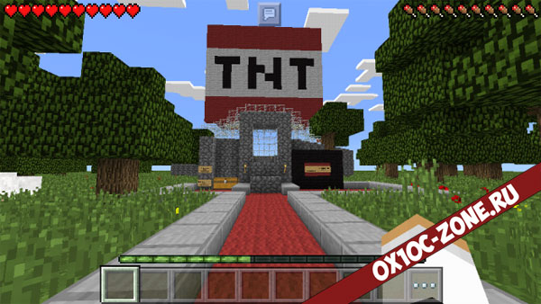 "Spleef Mini Games MX" для Minecraft PE 0.12.X