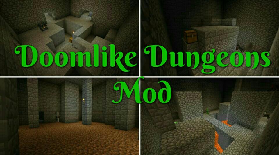 Мод "Doomlike Dungeons" для Minecraft 1.8