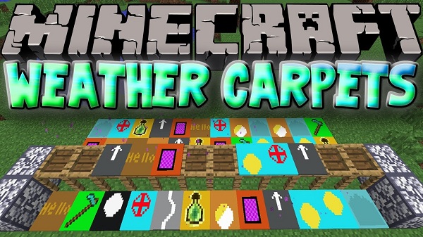 WEATHER CARPETS ДЛЯ МАЙНКРАФТ 1.7.10