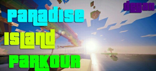 Карта "Paradise Island Parkour" для Minecraft 1.8.4