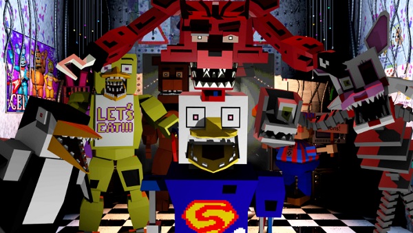 Five Nights at Freddy’s Realistic Models для Minecraft 1.7.10