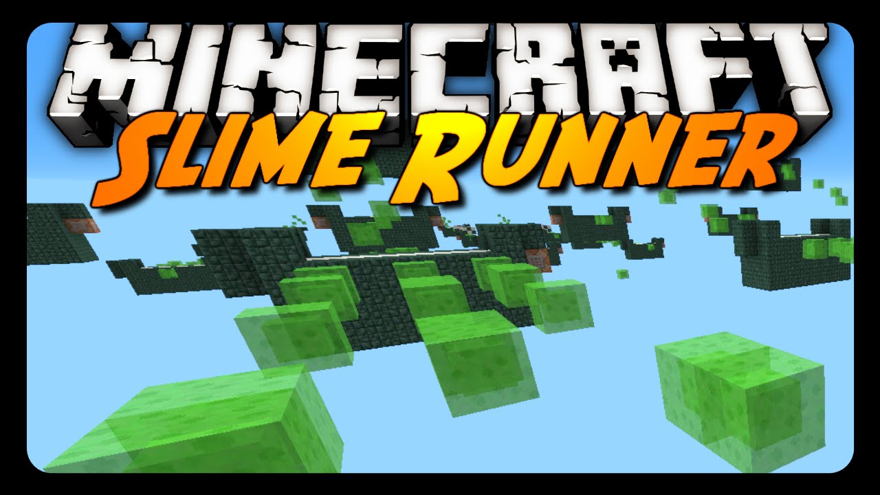 Карта "Slime Runner" для Minecraft 1.8