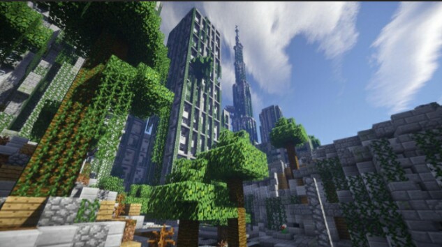 Карта "Post Apocalyptic City" для Minecraft 1.8.7