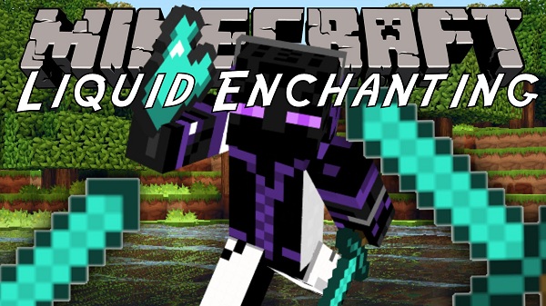 Мод "Liquid Enchanting" для Minecraft 1.8