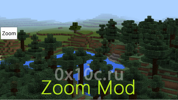 Zoom mod для MCPE 0.14.0