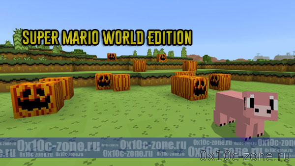 Текстуры Super Mario World Edition на Minecraft PE