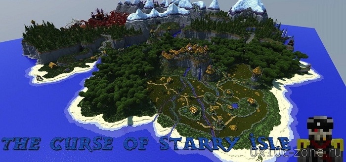 Карта Проклятие Звездного острова для Minecraft 1.12.2