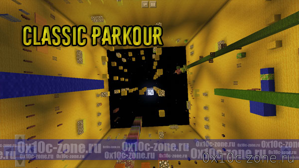 Паркур карта Classic Parkour для Minecraft PE 1.2