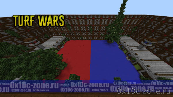 Карта Turf Wars для Minecraft PE 1.2/1.6