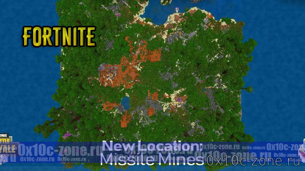 Карта Fortnite для MCPE 1.6/1.7