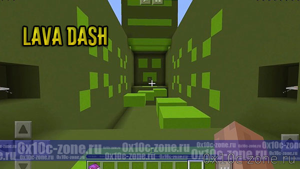 Карта Lava Dash на MCPE 1.6/1.7